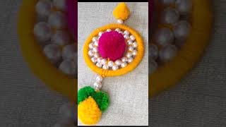 It&#39;s so Beautiful .Amazing Hand Embroidery Flower design idea.Super Hand making Latkan Flower design