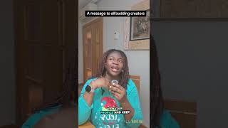 A message to all budding creators. #nigeriansinspain #digitalcreator #metacreators #community