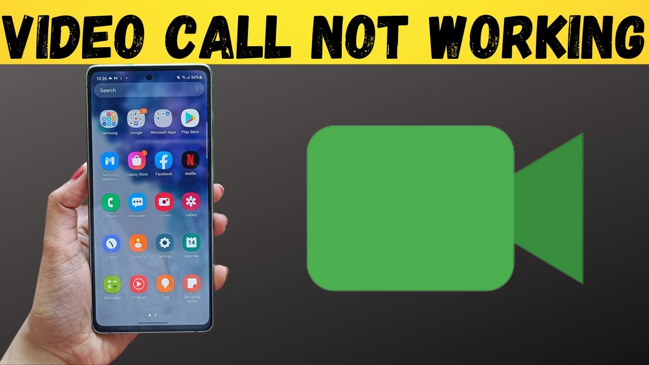 Samsung Video Call Not Working Porblem S20 fe Galaxy S20fe YouTube