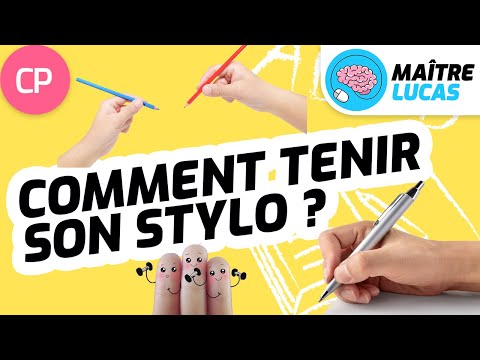 Vidéo: Comment Tenir Un Stylo En écrivant