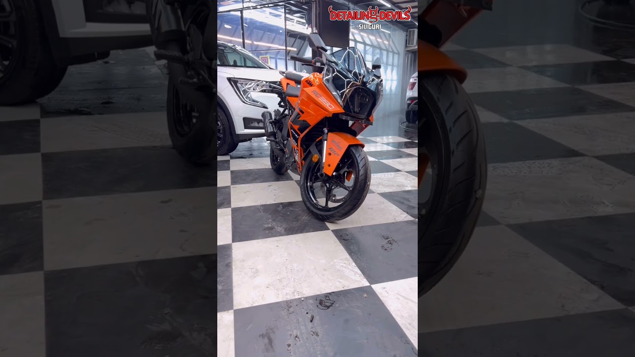 KTM RC390 Protected with DNA 9H Ceramic Coating 