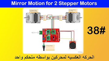 Mirror Motion for Two Stepper Motor and one Driver