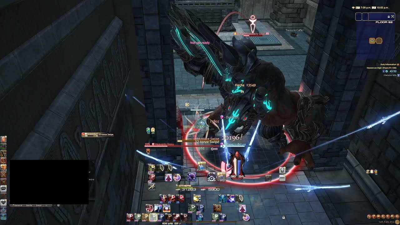 HoH Solo - 91~100 Red Mage (Clear)