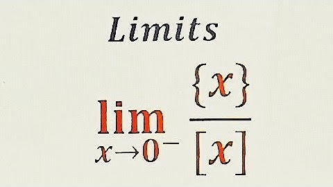 Limits involving greatest integer function and fractional part function.