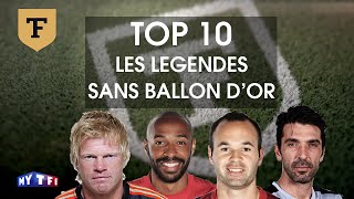 Top 10 : Les légendes qui n'ont jamais gagné le Ballon d’Or®