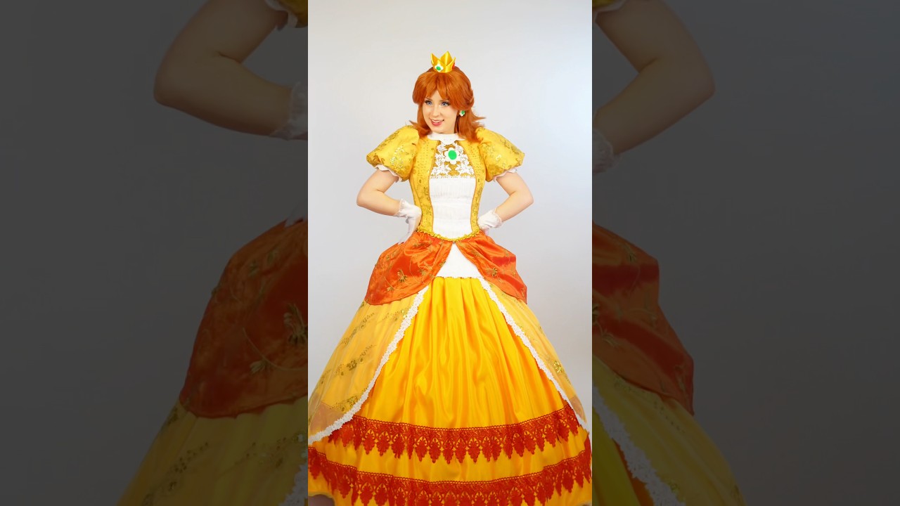 Making Princess Daisy’s dress! 🧡👑🌼