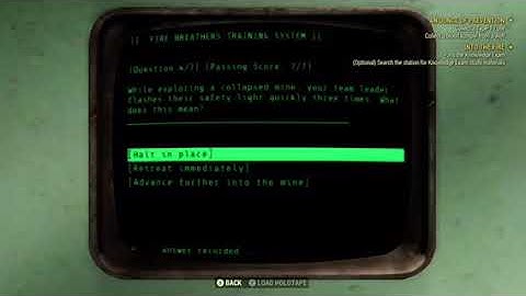 Fallout 76 Firebreathers Test Answers