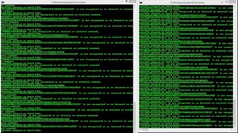 CMD İLE MATRIX EKRAN EFEKTİ YAPMA