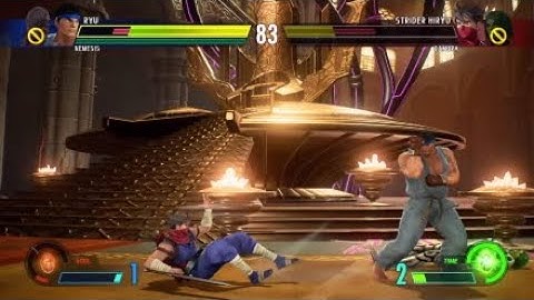 Nemesis is back with Ryu arcade battle:MvC:infinite