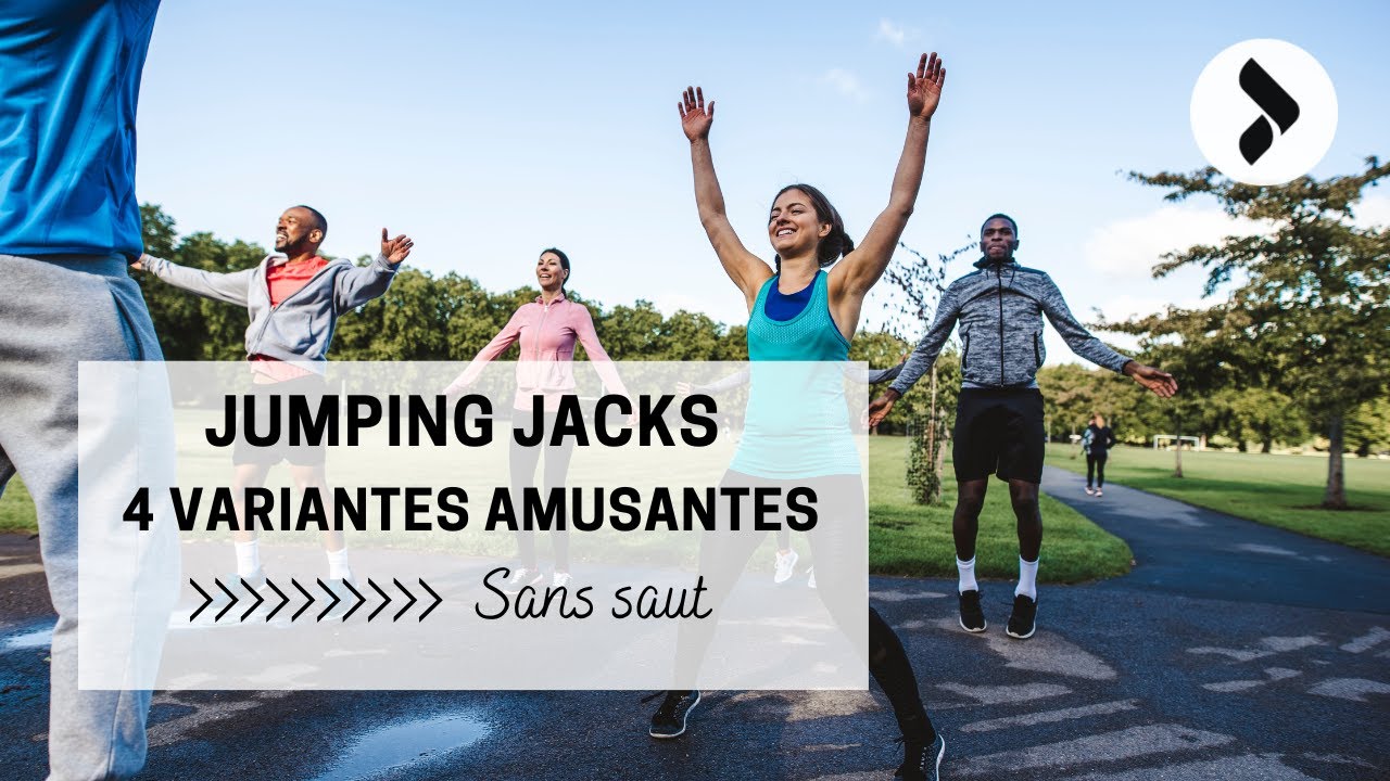 4 variantes aux jumping jacks Sans saut YouTube