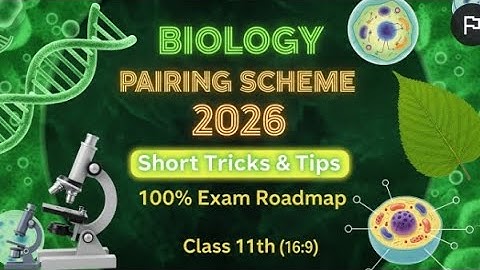Biology Pairing Scheme 2026 for 11th Class | Paper Pattern + Tips & Tricks + How to Solve the Paper
