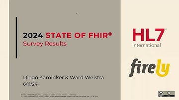Ward Weistra & Diego Kaminker - Outcomes of the 2024 State of FHIR Survey | DevDays 2024