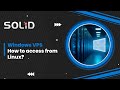How to connect to a Windows server from a Linux system?