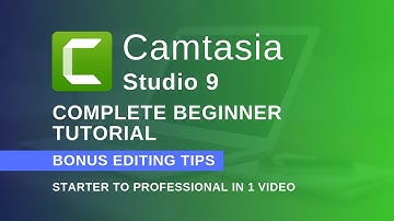 Camtasia Beginner Tutorial Studio 9 Version (Beginner to Expert in 1 Video)