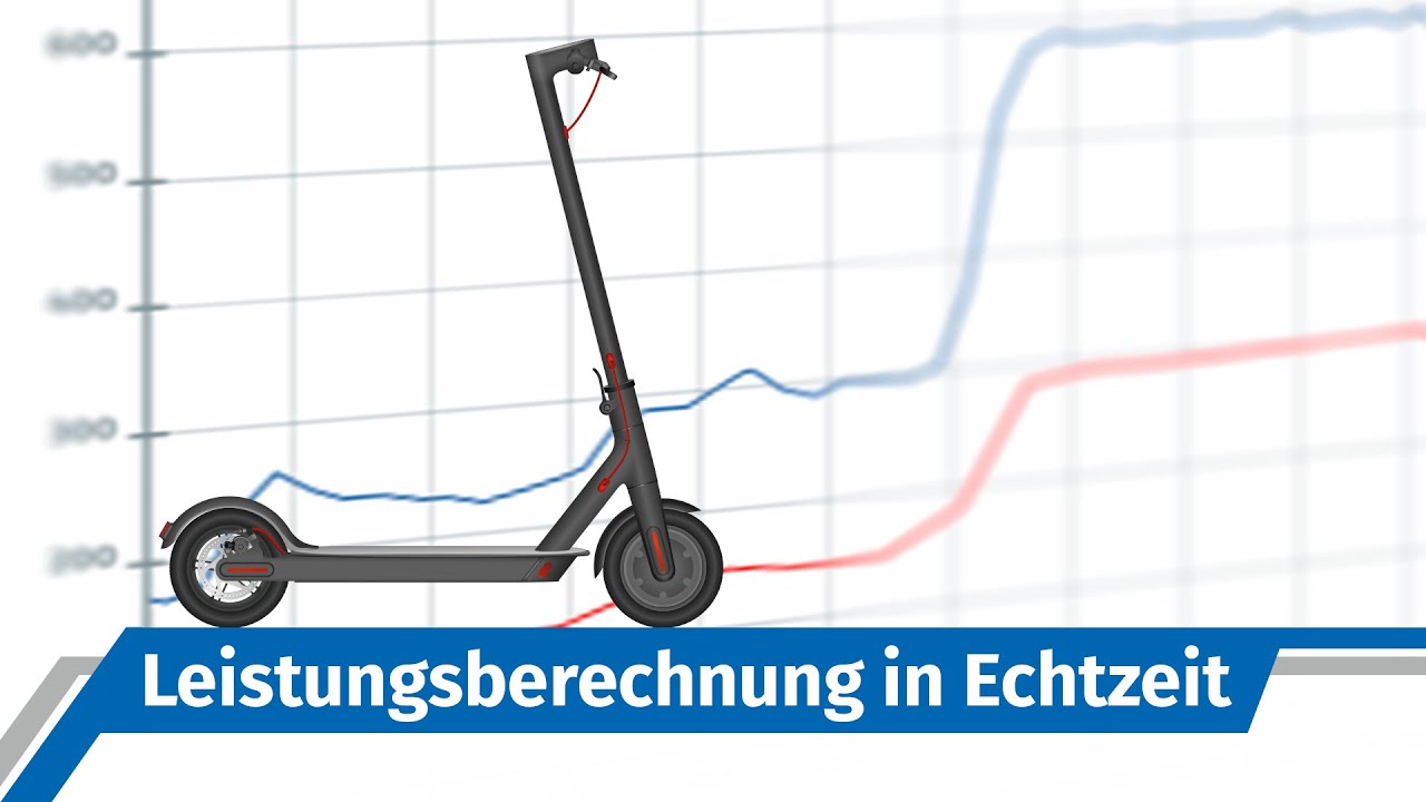 Leistungsanalyse an einem E-Scooter (DEU) - YouTube