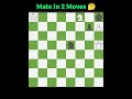 2 Moves Checkmate Challenge 2️⃣6️⃣8️⃣#puzzle #2movescheckmate #chessgame #chess #chessmaster