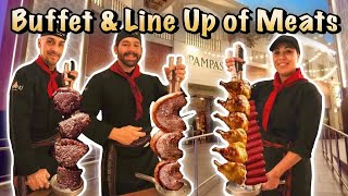 Pampas Buffet & Meat Lineup | Las Vegas