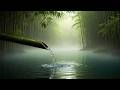 Sleep Instantly 🎹 Soft Piano &amp; Bamboo Water Sounds | Deep Sleep Music (4 Hours)