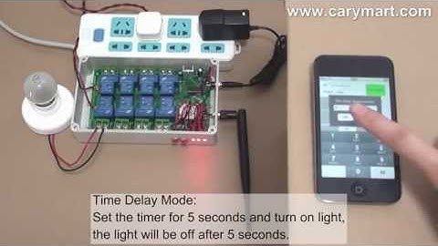 Mobile Phone WiFi Controller for AC Lamp (iOS system)