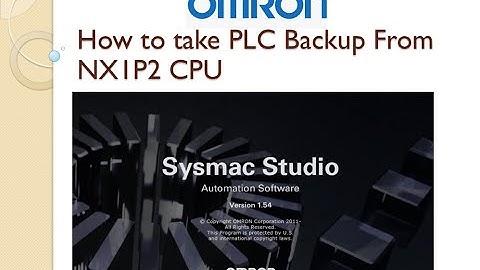 How to take backup from NX1P2 OMRON PLC😃 | Upload Backup From OMRON | PLC Tutorial | Jack Automation