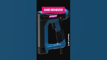 Let’s finish our Tacker with some #renders to make it real #onshape #industrialdesign #lucaslastman