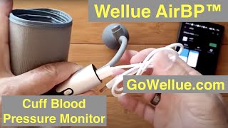 Wellue FDA Approved AirBP™ Cuff Blood Pressure Monitor with Bluetooth Support: Unboxing and Review screenshot 4
