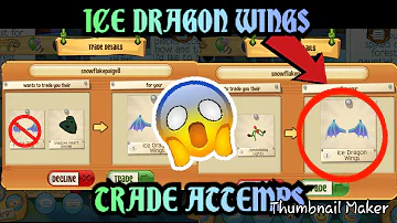 TRADE ATTEMPTS FOR ICE DRAGON WINGS **must watch** ||RARITY AJ||