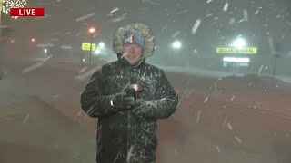 Winter storm continues in Buffalo