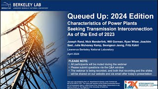 Queued Up:Characteristics of Power Plants Seeking Transmission Interconnection As of the End of 2023