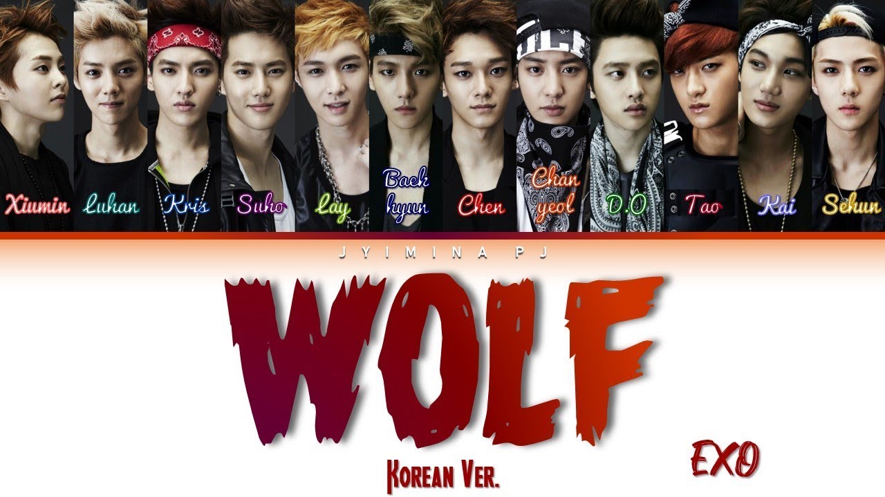 EXO    Wolf  Korean Ver Lyrics Color Coded Han Rom Eng