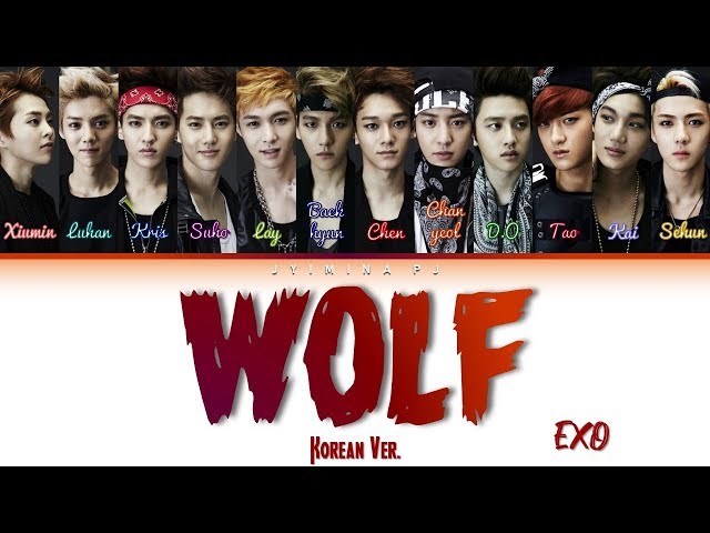 EXO (엑소) - 'Wolf (늑대와 미녀)(Korean Ver.)' Lyrics (Color Coded_Han_Rom_Eng) class=