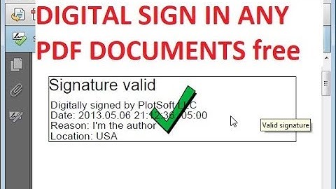 Add Digital Signature in any PDF by DSC or Digitally sign in a PDF File I PDF SIGNER