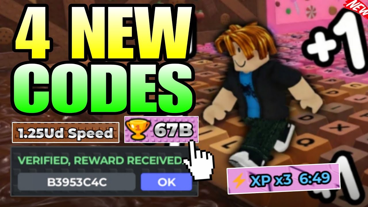 *NEW CODES* ALL WORKING CODES FOR + SPEED KEYBOARD ESCAPE | CANDY ...