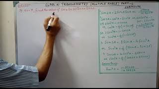 Trigonometry, (on multiple angle), part- 4,Class XI for ISC, CBSE, W.B.Board and the other Boards.