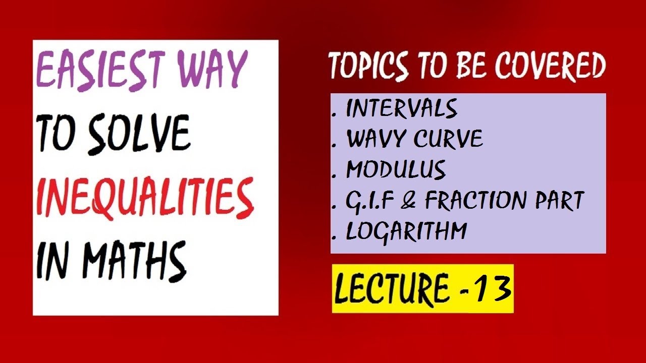 Basic Maths - Lecture 13 - YouTube