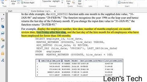 SQL 11g Tutorial in Bangla # 16 Date functions in SQL Statement