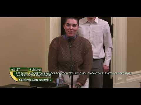 Asm. Pilar Schiavo & Community Members speak on AB 17 - CCL