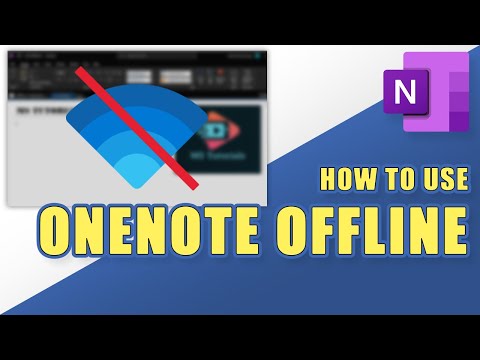 How to Use OneNote OFFLINE | Using OneNote Without the Internet