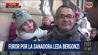 Movilización de fe en Santos Lugares: FIELES VAN A VER A LA SANADORA LEDA BERGONZI 📿