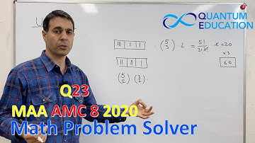 Solving 2020 MAA AMC 8 problem Q23  #AMC8