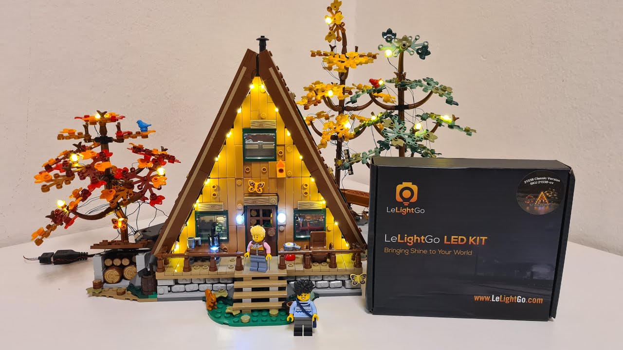 LEGO Ideas A-Frame Cabin  21338 : An Icon In Architecture Immortalized In Bricks