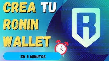 ¿Cómo crear Cartera de Ronin? l Ronin Wallet
