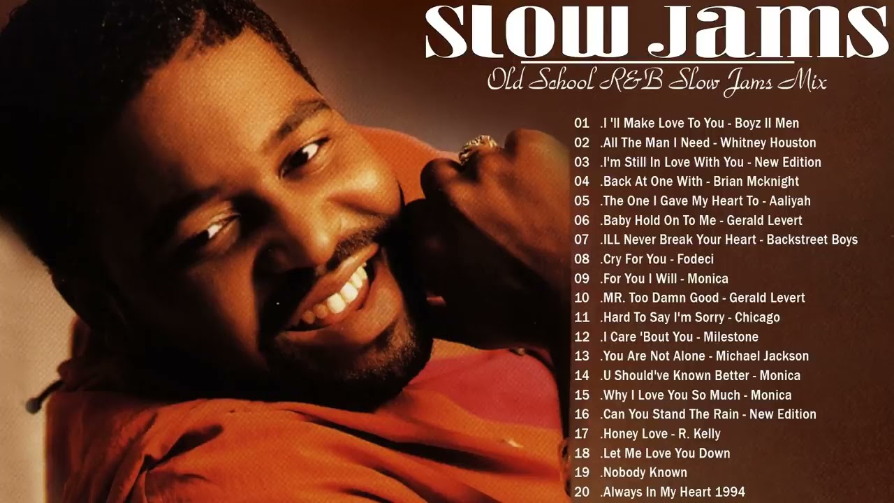 Best 90S R&B Slow Jams Mix   Gerald Levert, Boyz II Men, Aaliyah, R Kelly, Monica & More