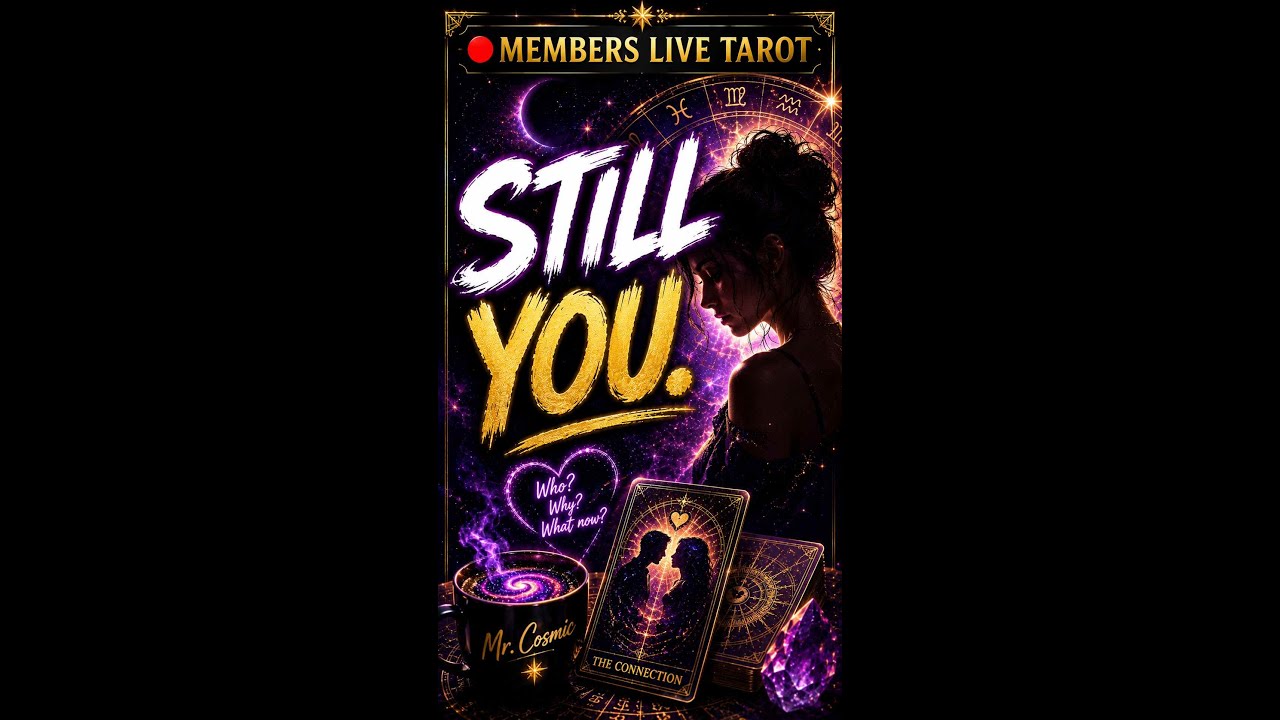 🔴 MEMBERS LIVE TAROT | Yes, They're Still Thinking About You 😏🌌⚡ #mrcosmic #tarot thumbnail