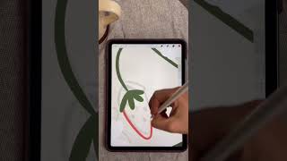Strawberry Art Print Process Video #short #shorts #youtubeshorts #procreate #digitalart #gardening