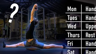 Whats My Weekly Training Split (Calisthenics, Flexibility & Handstands)