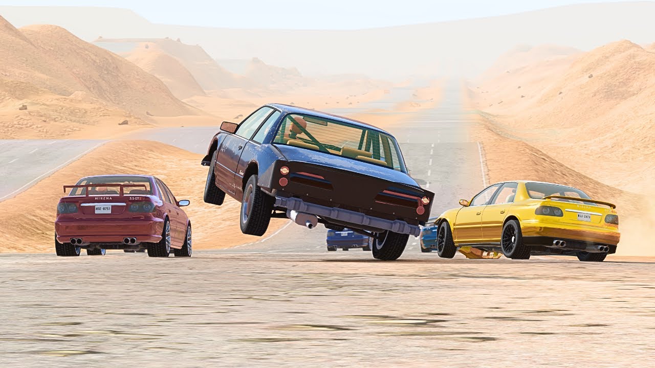 Cars vs Road Rage #30 BeamNG Drive - YouTube