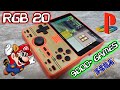 Powkiddy RGB20 (9,000+ Games) Retro Handheld Game Console 64GB: Arcade, Sega, Nintendo, PlayStation.