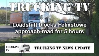 Load slip closes port approach road, 13 April 2017