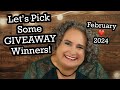 Lets pick some beauty giveaway winners  february  2024  beautyamab